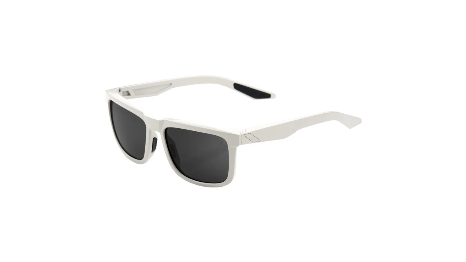 100% Blake Polished Haze Sunglasses - Smoked Lens