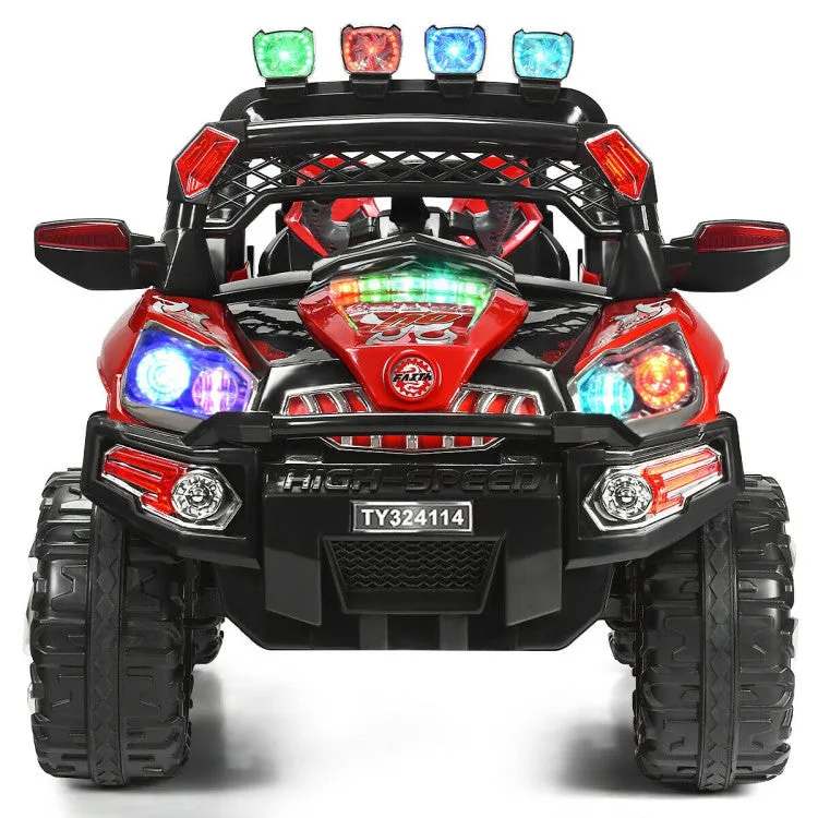 12 V Kids Ride-On SUV Car with Remote Control LED Lights