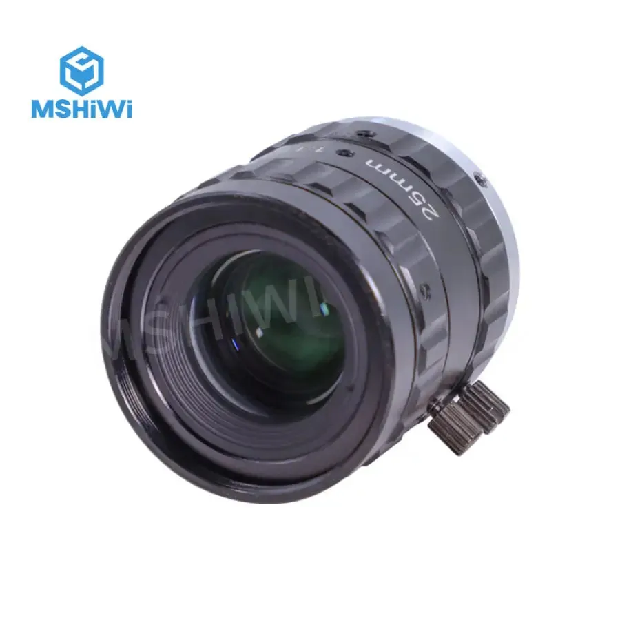 12MP 6mm 25mm Manual FA Prime Lens C-mount F1.8 1" ITS Camera Lens