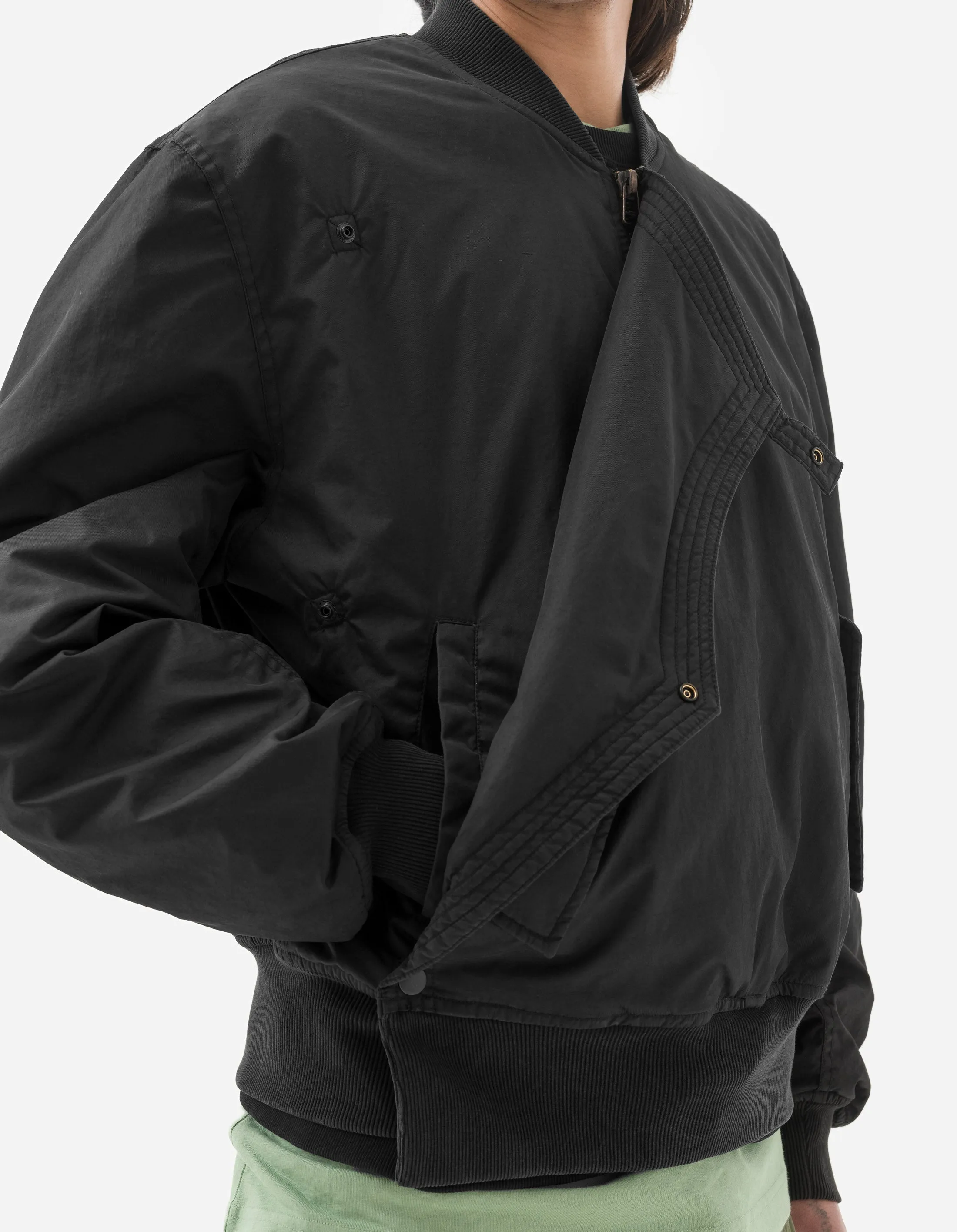 5056 Monk MA-1 Flight Jacket Black