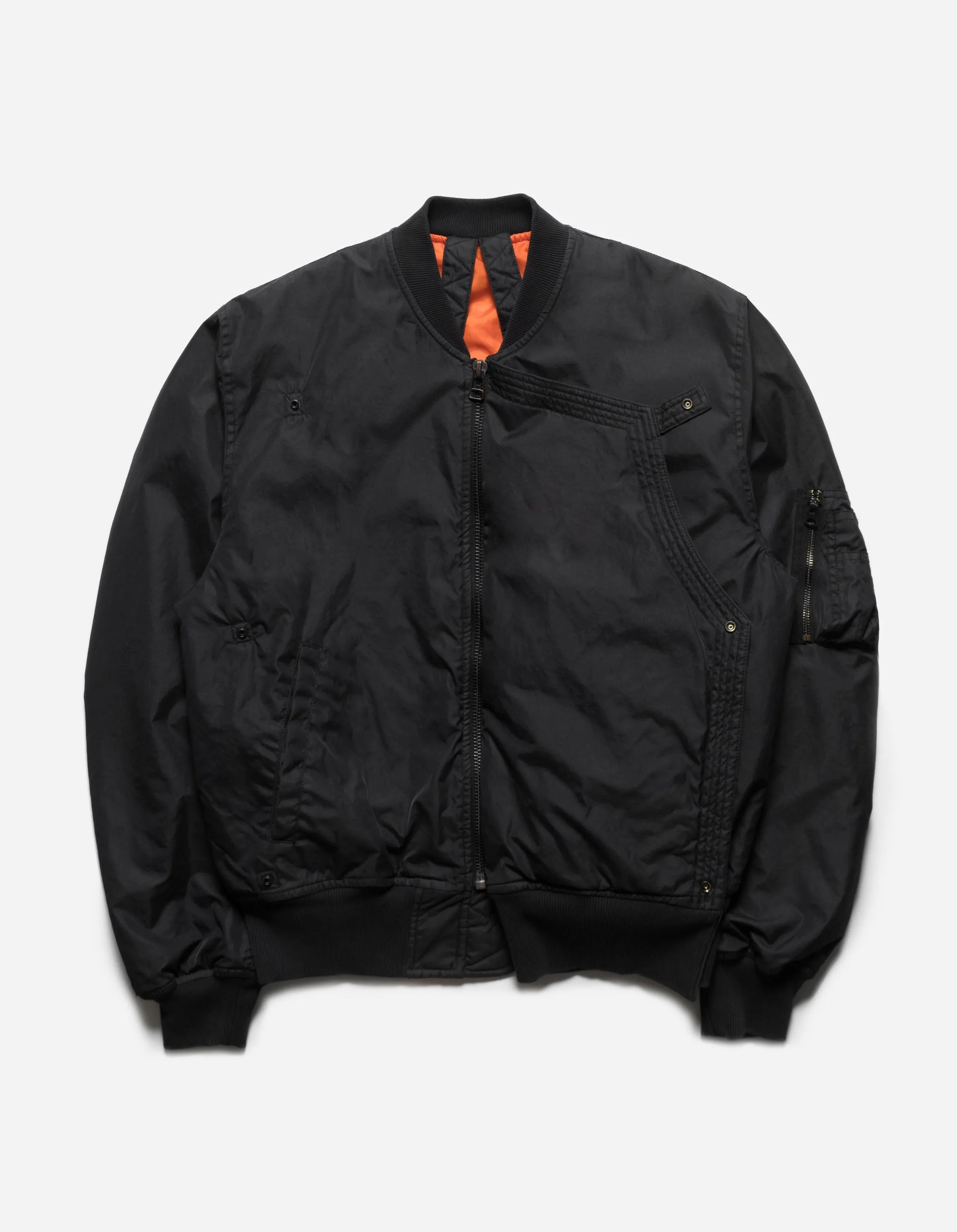 5056 Monk MA-1 Flight Jacket Black