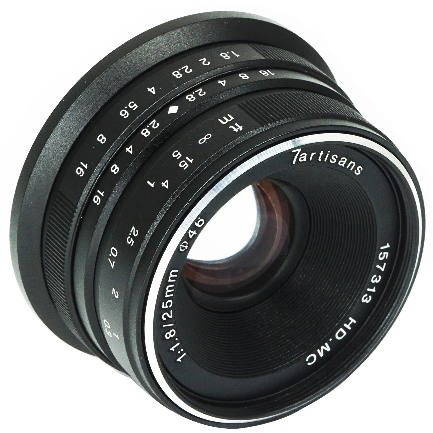 7Artisans Photoelectric 25mm f/1.8 APS-C Lens for Fujifilm X-Mount - Black