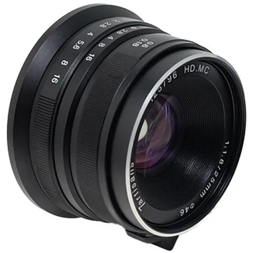 7Artisans Photoelectric 25mm f/1.8 APS-C Lens for Micro Four Thirds - Black