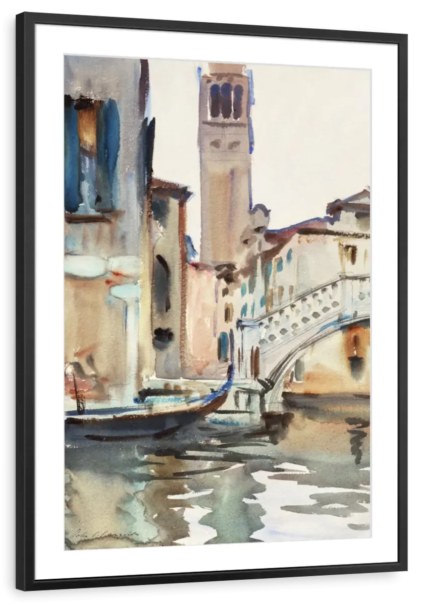 A Bridge And Campanile Venice 1902-1904 Wall Art