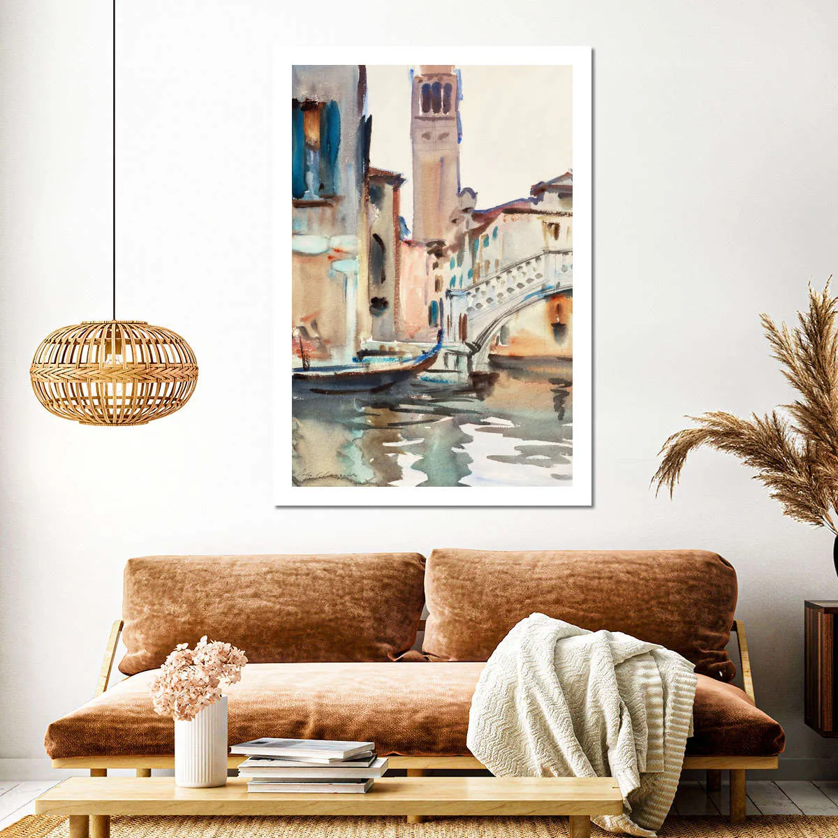 A Bridge And Campanile Venice 1902-1904 Wall Art