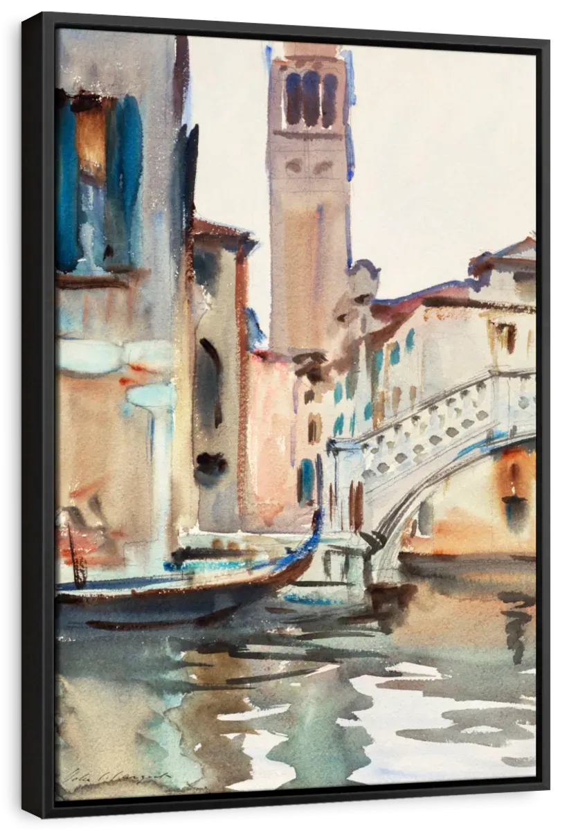 A Bridge And Campanile Venice 1902-1904 Wall Art