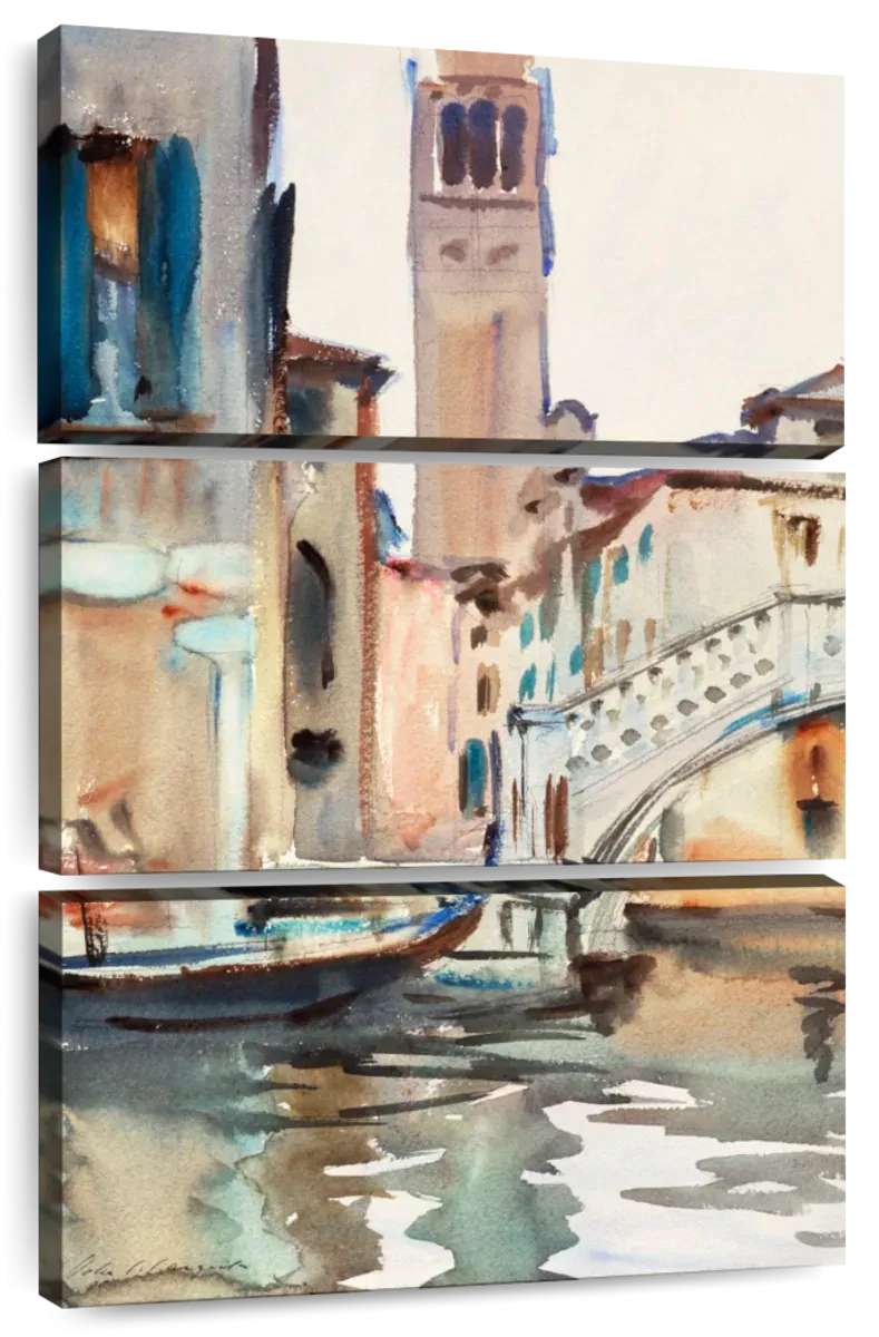 A Bridge And Campanile Venice 1902-1904 Wall Art