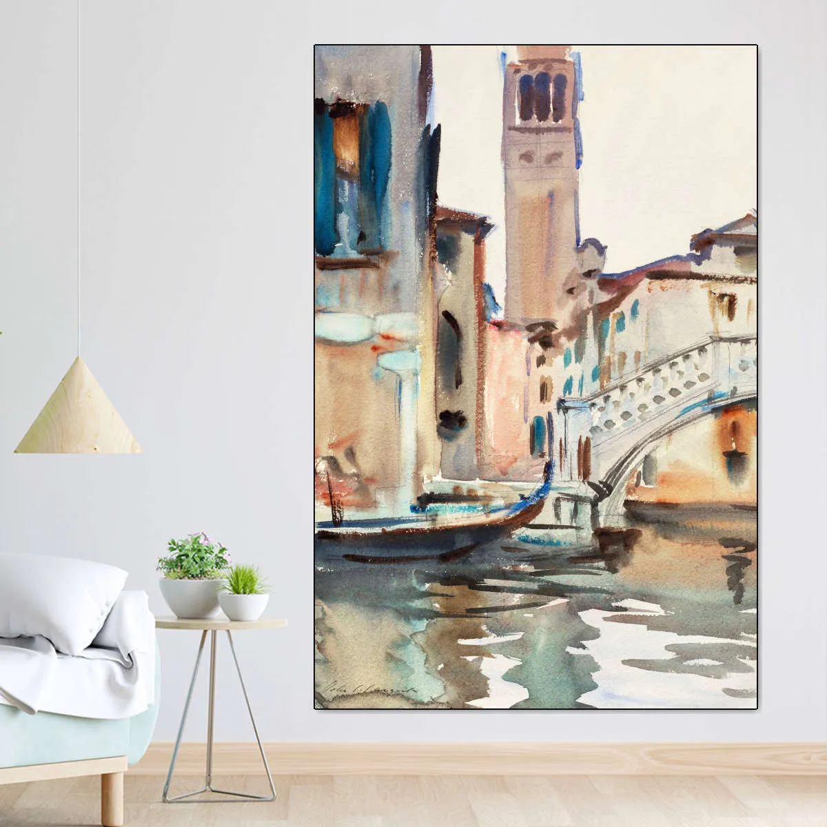 A Bridge And Campanile Venice 1902-1904 Wall Art