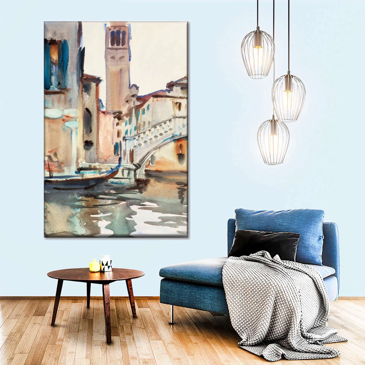 A Bridge And Campanile Venice 1902-1904 Wall Art