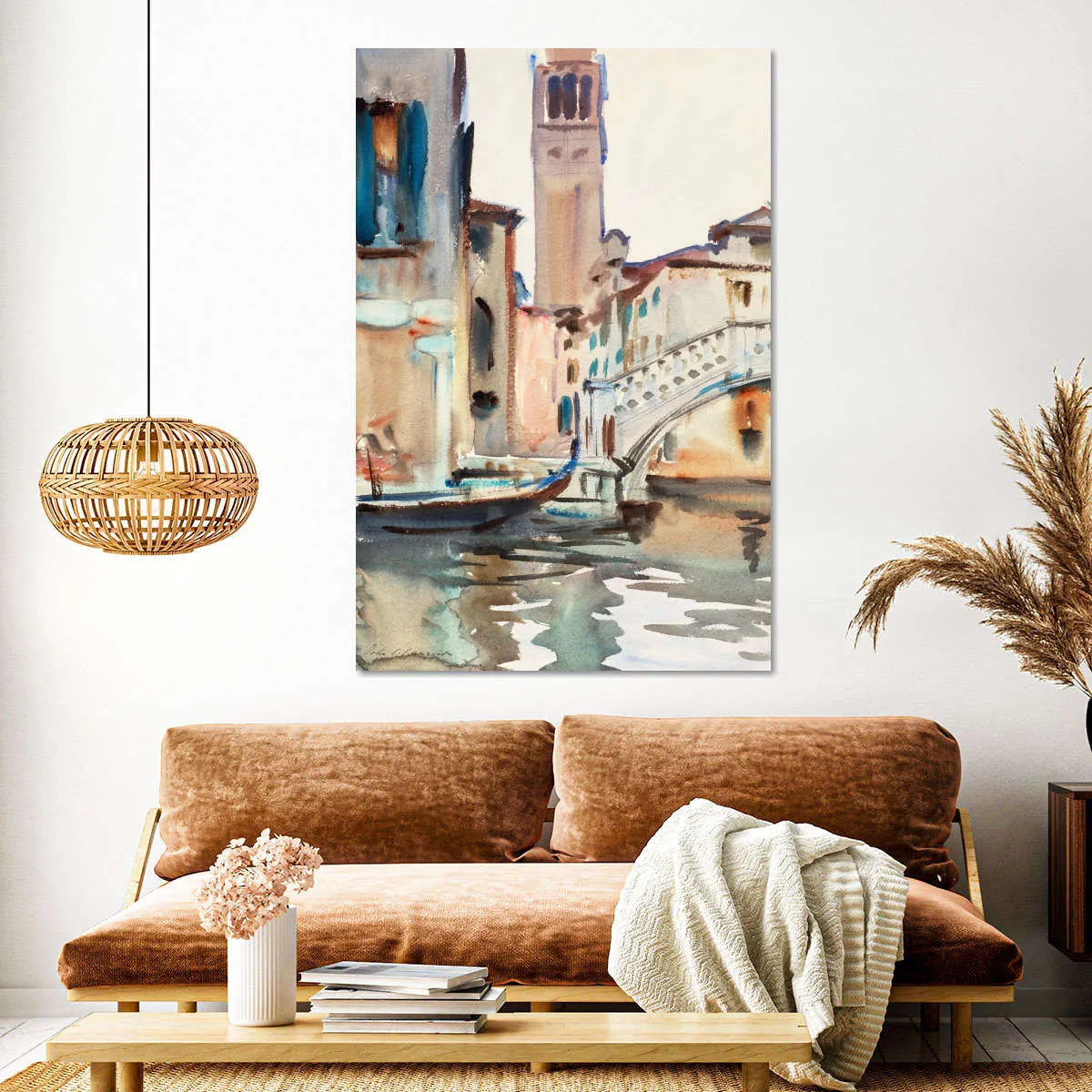 A Bridge And Campanile Venice 1902-1904 Wall Art