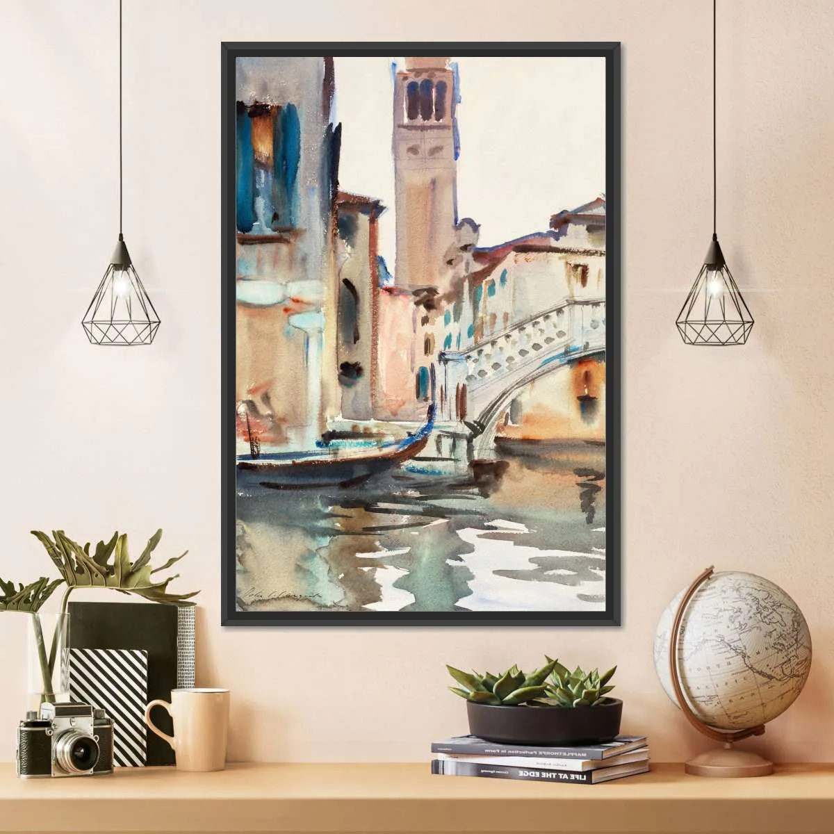 A Bridge And Campanile Venice 1902-1904 Wall Art