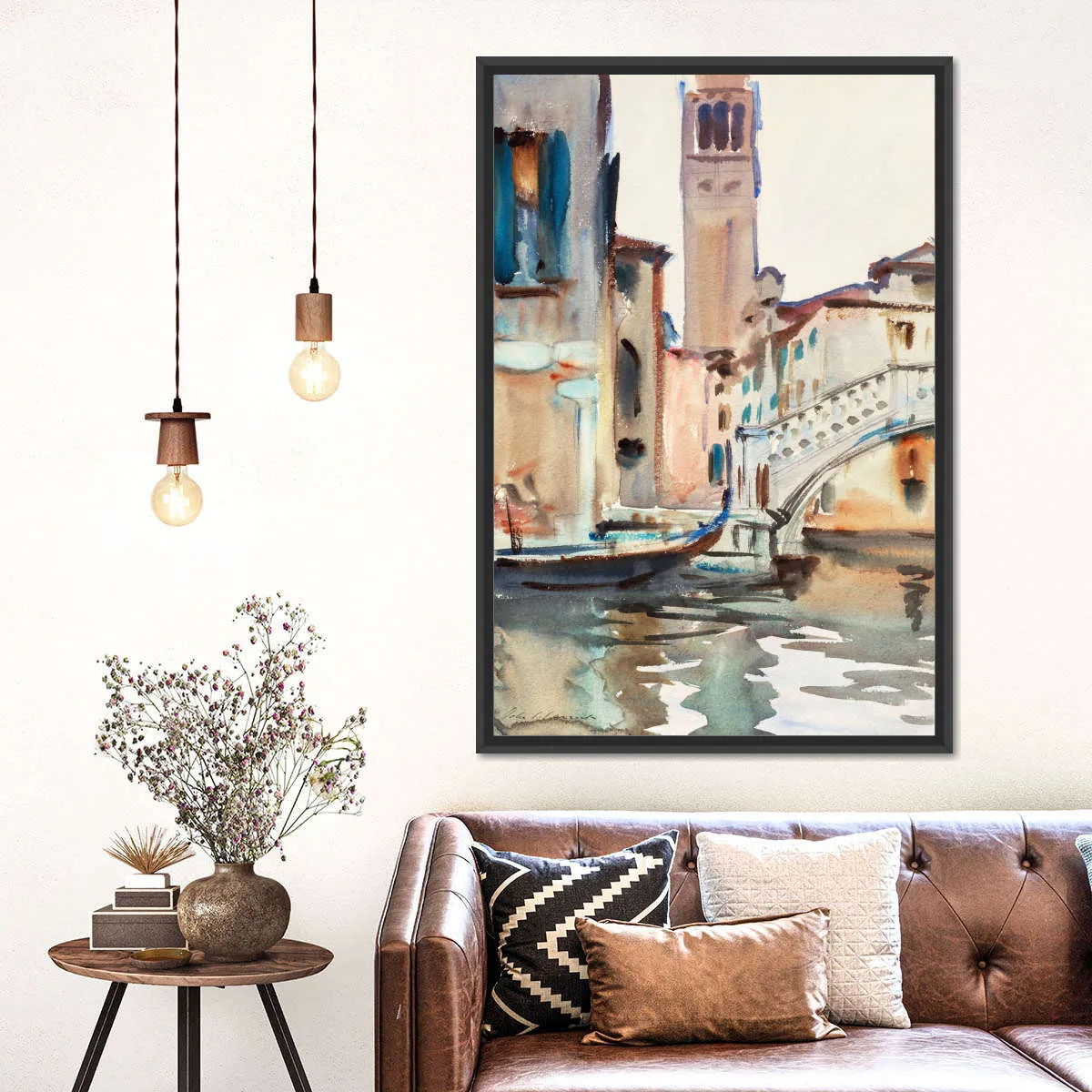 A Bridge And Campanile Venice 1902-1904 Wall Art