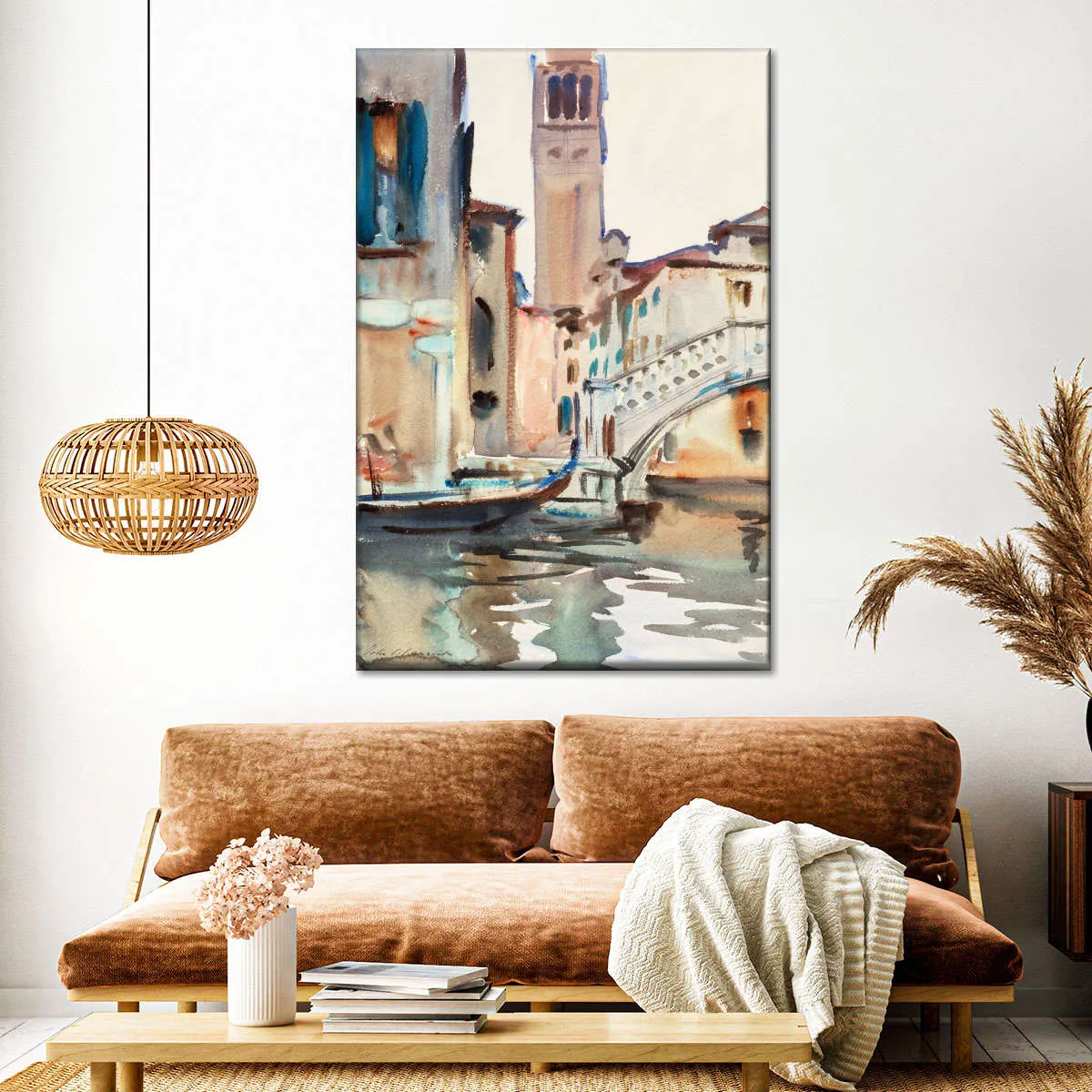 A Bridge And Campanile Venice 1902-1904 Wall Art