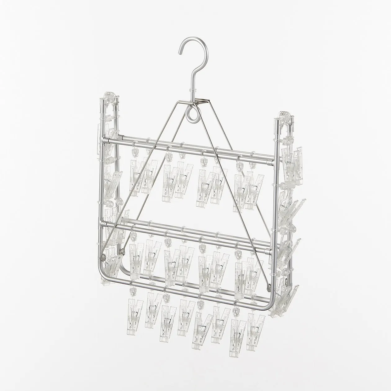 Aluminium Square Hanger - 40 Pegs