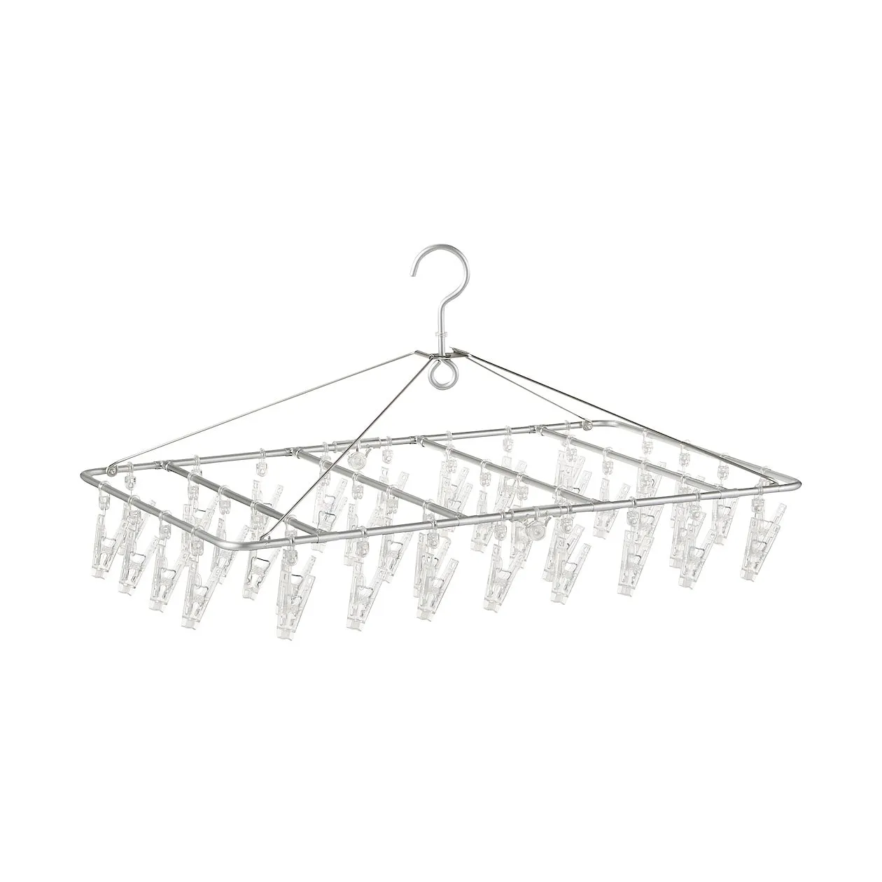 Aluminium Square Hanger - 40 Pegs