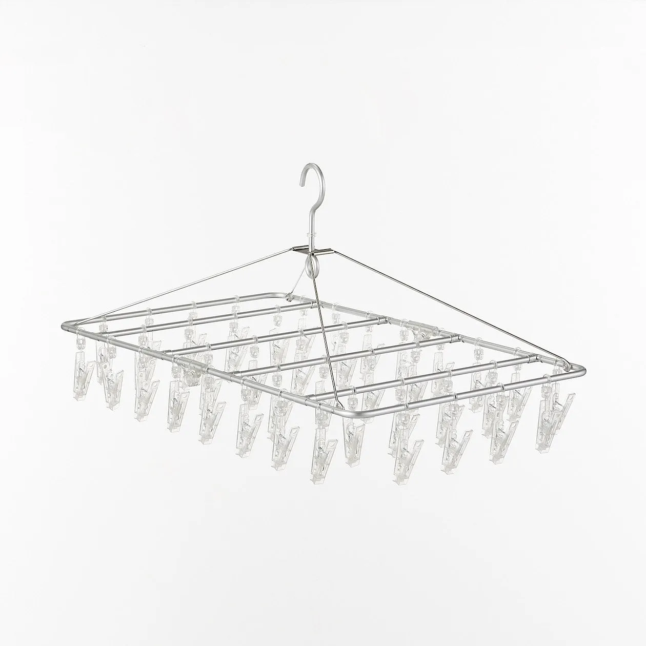 Aluminium Square Hanger - 40 Pegs