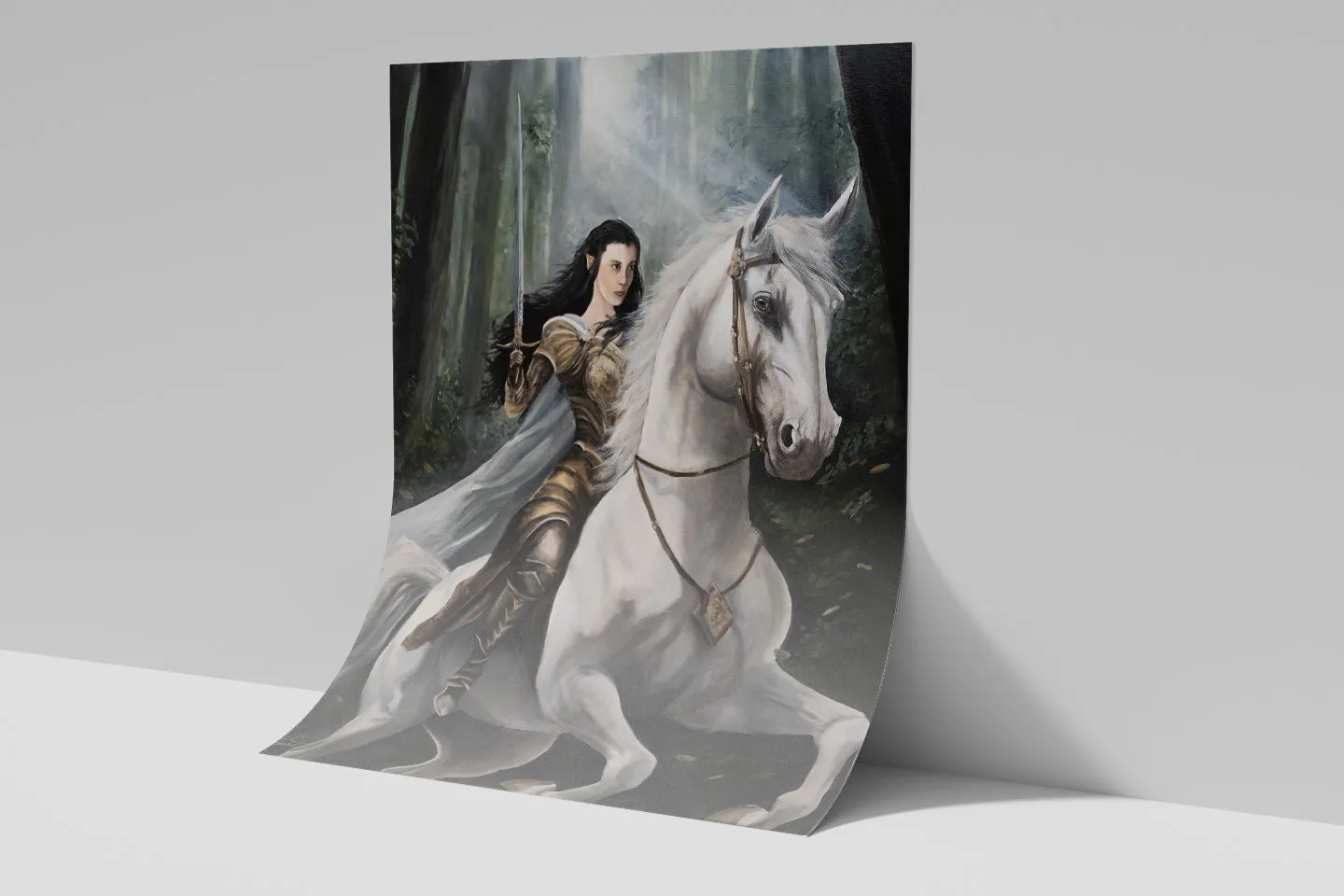 Arwen & Asfaloth (Print)