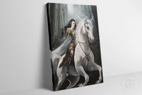 Arwen & Asfaloth (Print)