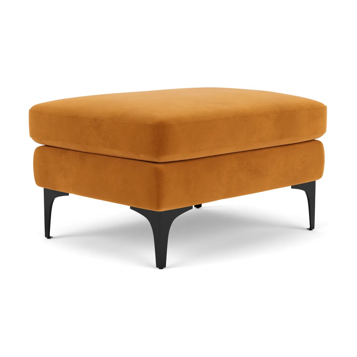 Astha Velvet Ottoman