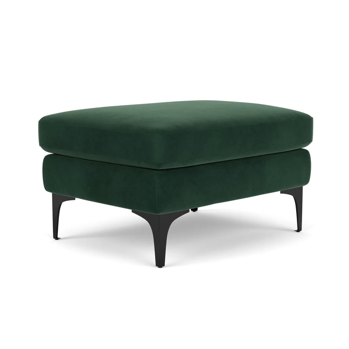 Astha Velvet Ottoman