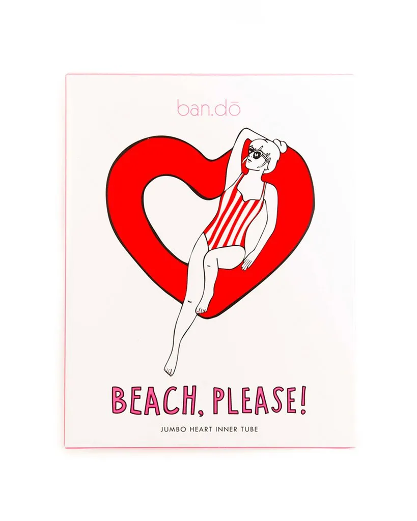 Beach, Please! Jumbo Heart Innertube