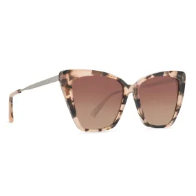 Becky II Himalayan Tortoise Brown Gradient Sunglasses