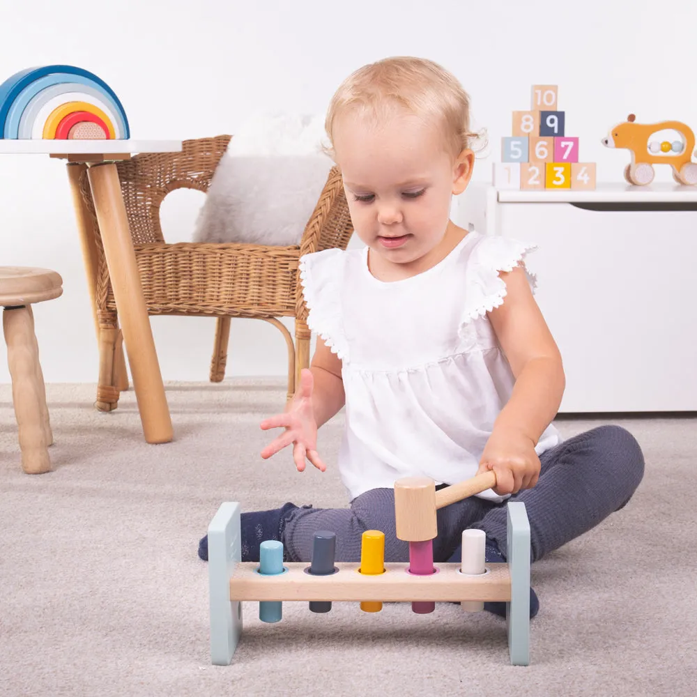 Bigjigs Toys Wooden Hammer Bench