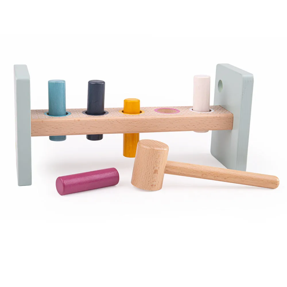 Bigjigs Toys Wooden Hammer Bench