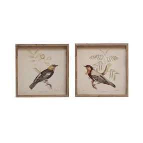 Bird Wall Decor 14" Square