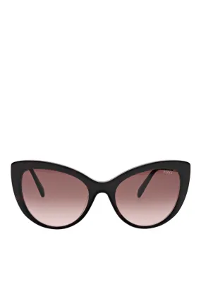 Black Cat Eye Acetate Sunglasses