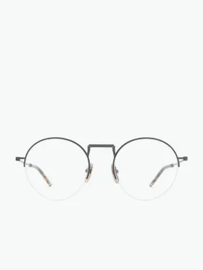 Black Iron Hingless Round Optical Glasses