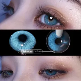 Blue contact lenses (two pieces) KF30388