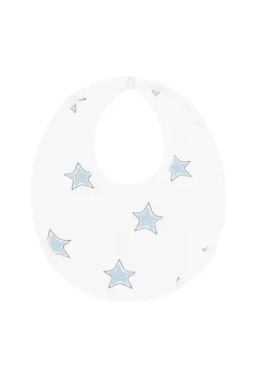 Blue Stars Print Bib