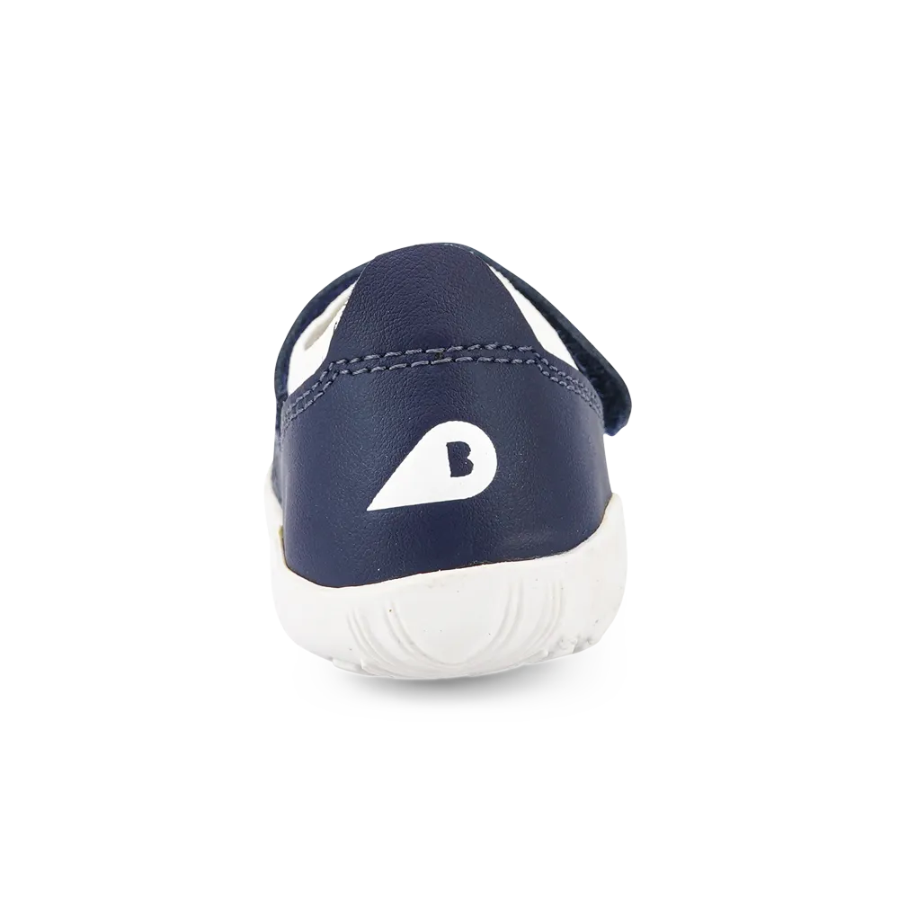 Navy and White Bobux I-Walk Dimension III Shoes