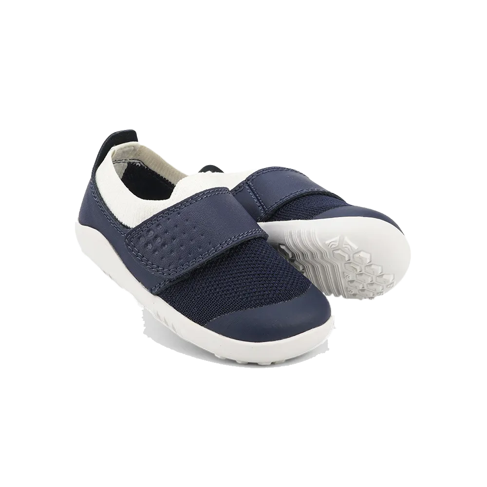 Navy & White Bobux Step-Up Dimension III Shoes - Toddler Footwear