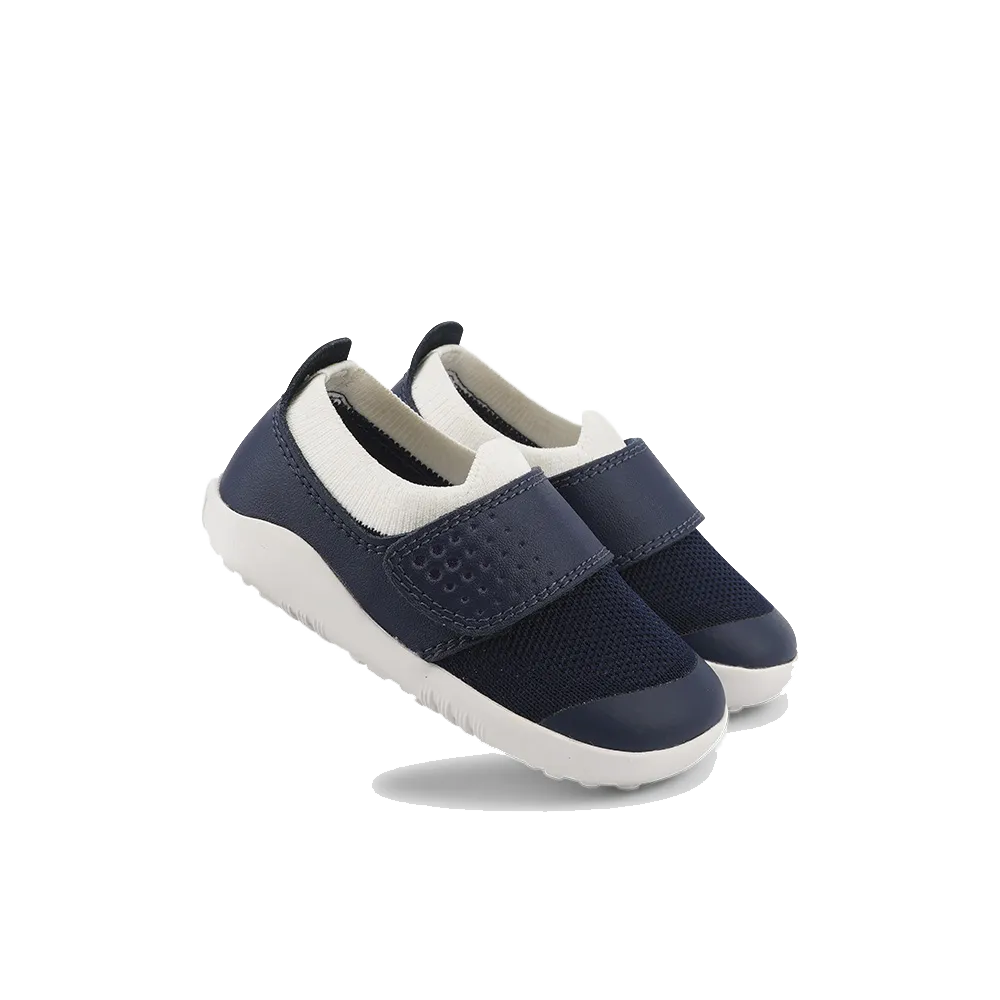 Navy & White Bobux Step-Up Dimension III Shoes - Toddler Footwear