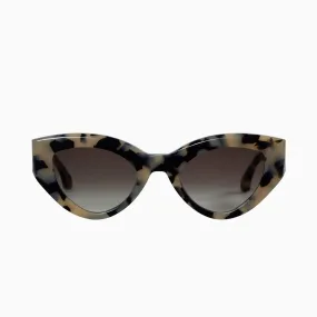 Bones | Sunglasses - Fawn Tort w. Gold Metal Trim / Black Gradient Lens | Sunglasses