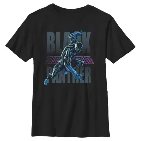 Boy's Marvel Avengers Classic Panther Pose T-Shirt