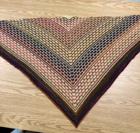 Brick & Roll Shawl