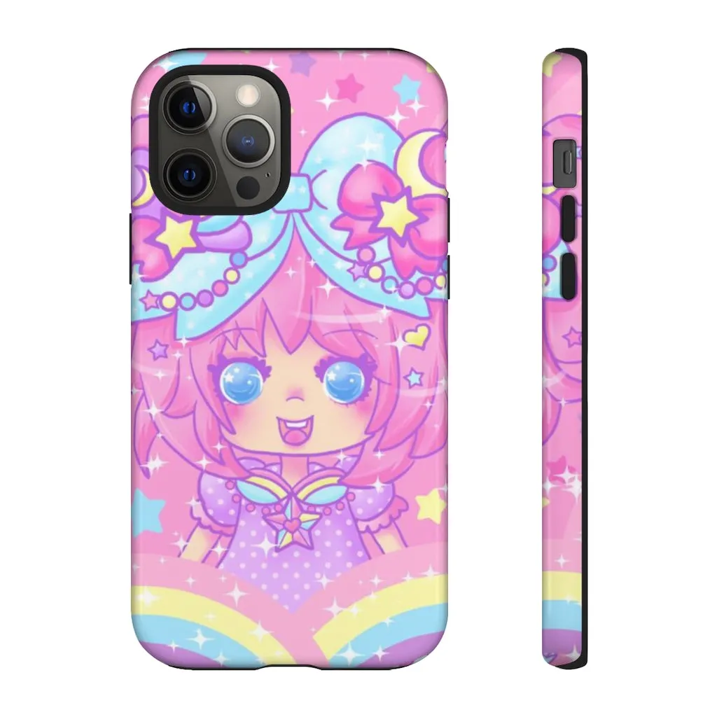 Bubbles Rainbow Land Tough Phone Case