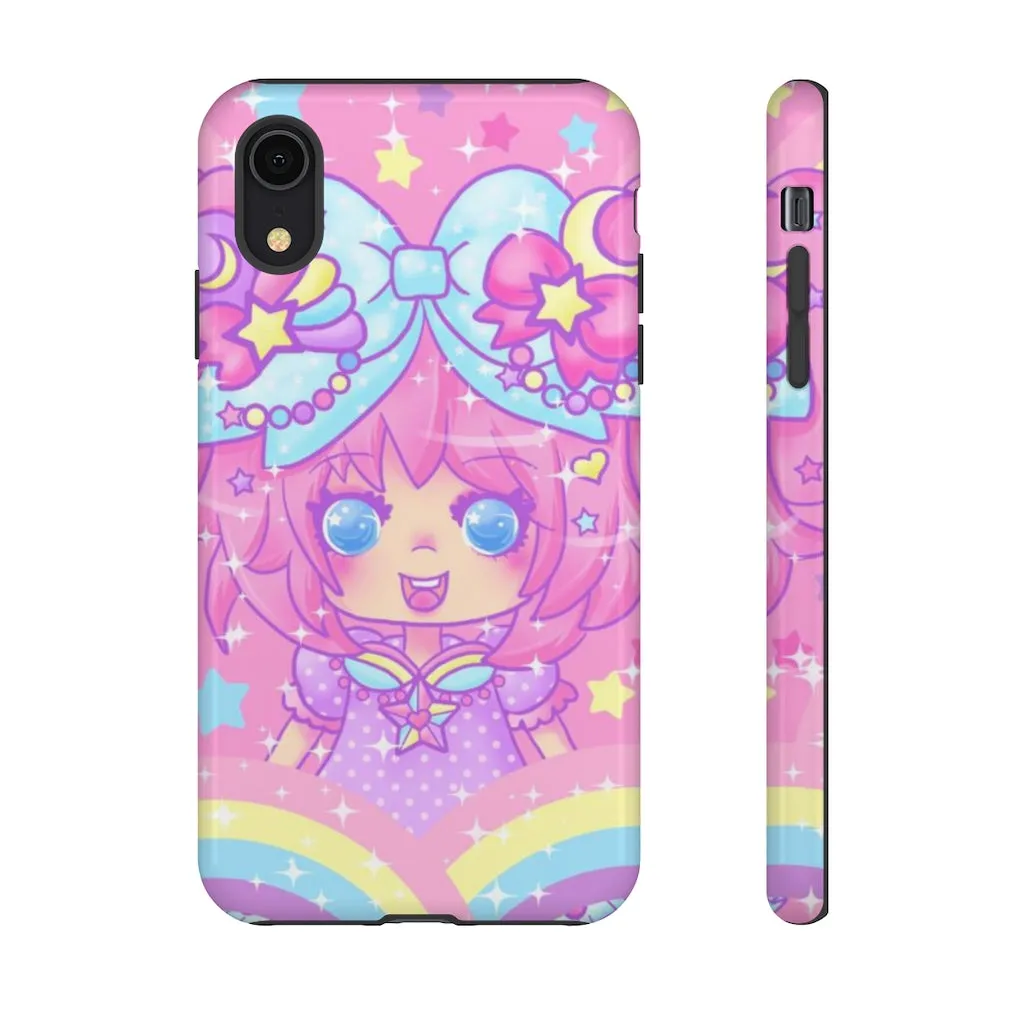 Bubbles Rainbow Land Tough Phone Case