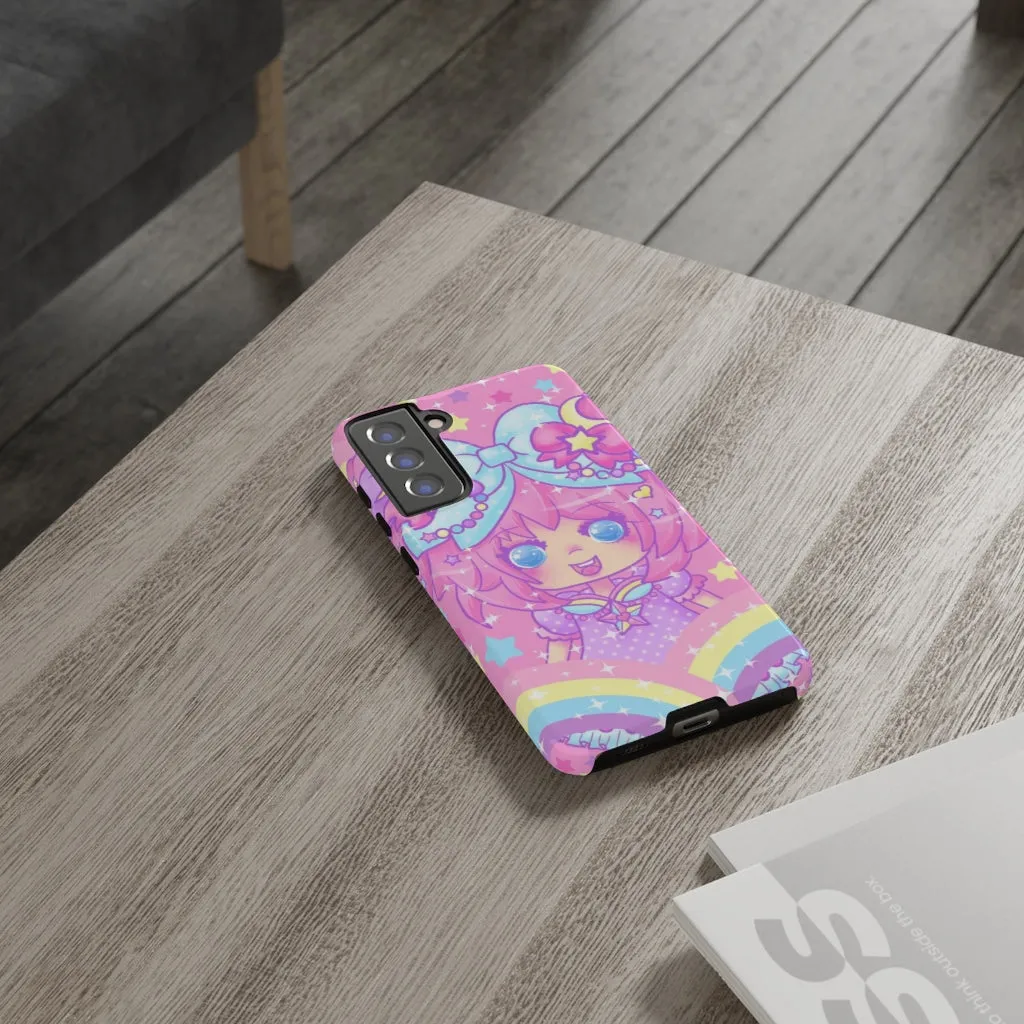 Bubbles Rainbow Land Tough Phone Case