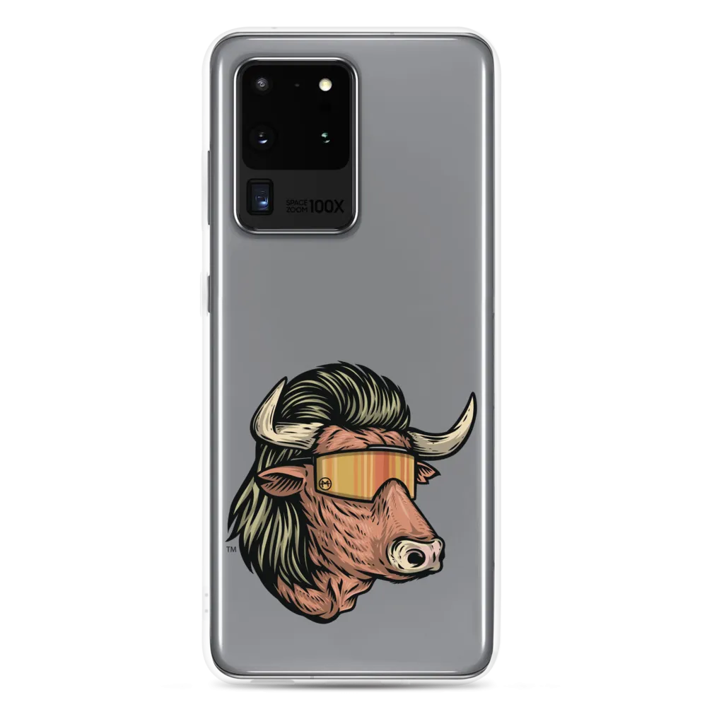 Bull Mullet Samsung Case - Clear