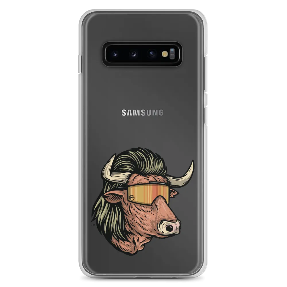 Bull Mullet Samsung Case - Clear