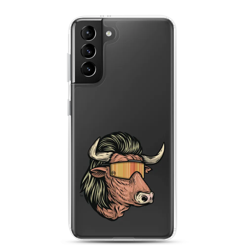 Bull Mullet Samsung Case - Clear