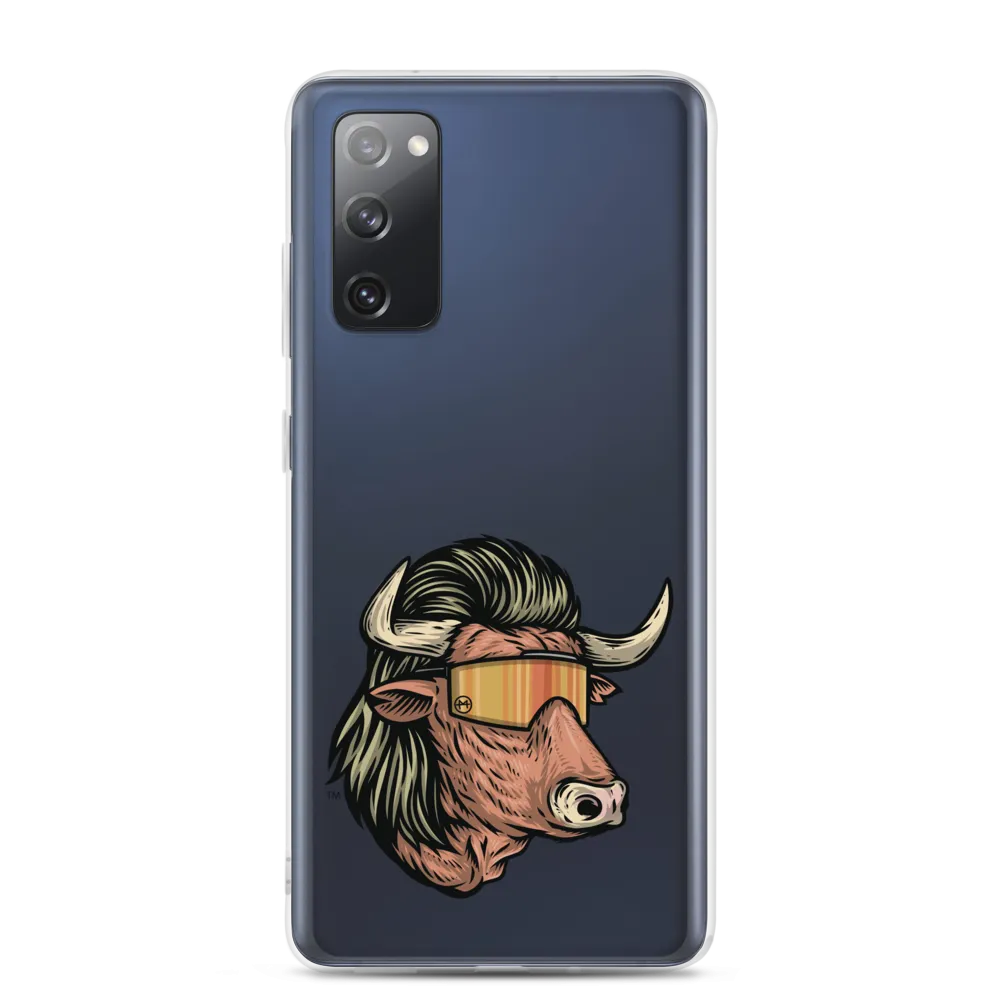 Bull Mullet Samsung Case - Clear