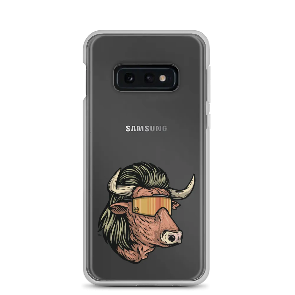 Bull Mullet Samsung Case - Clear