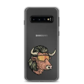 Bull Mullet Samsung Case - Clear