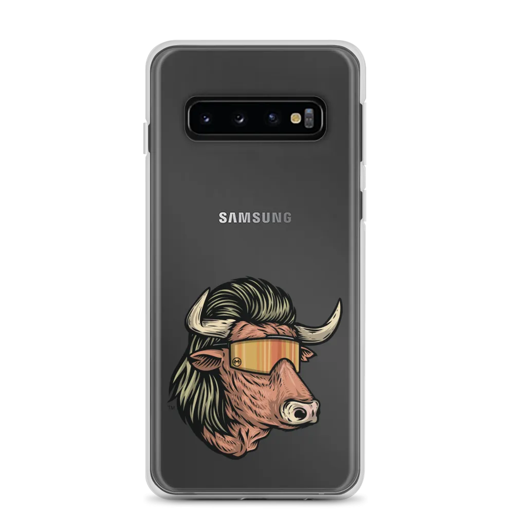 Bull Mullet Samsung Case - Clear