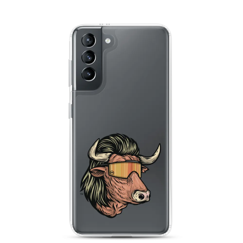 Bull Mullet Samsung Case - Clear